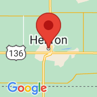 Map of Hebron, NE US